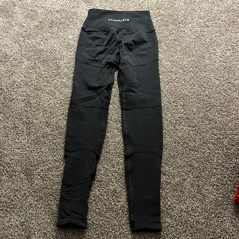 S Alphalete Dark Gray OG Revival Leggings